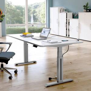 höhenverstellbarer Schreibtisch Bürotisch höhenverstellbar Kerkmann Steh-/Sitztisch Move professional