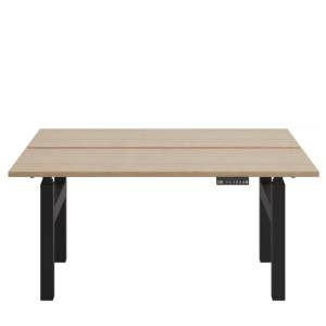 elektrisch höhenverstellbarer Schreibtisch Büro Schreibtische Bürotisch höhenverstellbar Doppelarbeitsplatz Bisley Duo