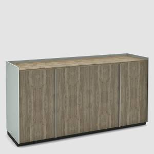 Sideboard Büro Büroschrank grau, Bene, AL-K Stauraum