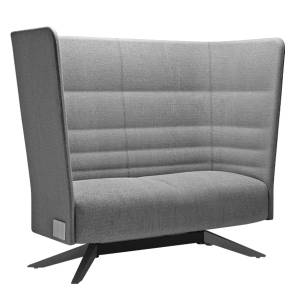 Loungesofa grau Sofa Lounge 2-Sitzer Sitland Cell 128