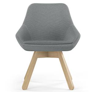 Loungesessel grau Sessel Lounge Besucherstuhl Konferenzstühle, viasit, Calyx