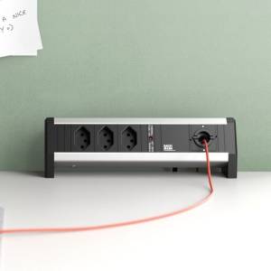 Elektro-Steckdosen Kabelführungen/Elektrifizierungen, BACHMANN, DESK