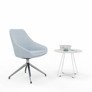 Designer Beistelltisch weiss Beistelltische rund viasit Calyx