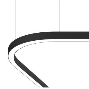 Pendelleuchte schwarz Lichtsysteme XAL Mino 60 Curve