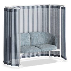 Loungesysteme Lounge Stizmöbel Sofa Loungesystem modular König + Neurath NET.WORK.PLACE WAVE