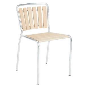 Stuhl Gartenstuhl Holzschale stapelbar Embru Haefeli Stuhl 1020/1021