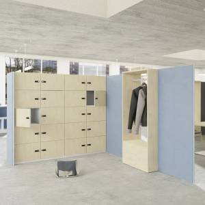 Akustik modulares Wandsystem Trennwand Büro Stellwände CEKA Clixs