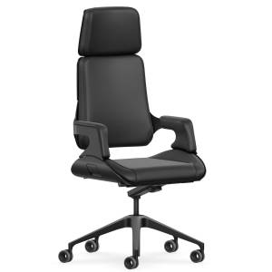 Bürostuhl schwarz Drehstühle Büro Drehstuhl exklusiv Interstuhl SILVER BLACK Edition #01