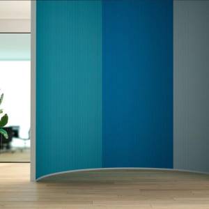Flexible schallabsorbierende Wandpaneele Caimi Akustik Elemente Snowall maxi