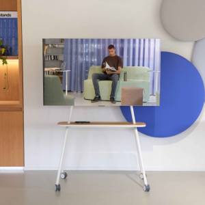 Bildschirmwagen Rollwagen Pully Video Screen Support
