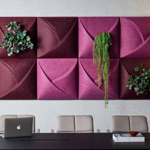 Akustik Wandabsorber Götessons PlantPanel Slice