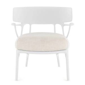 Loungesessel weiss Sessel Lounge Kartell A.i. lounge panamino basic