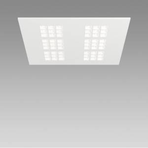 LED-Deckenleuchte Regent Lighting Geo 4 Boost Office für Bürobeleuchtung