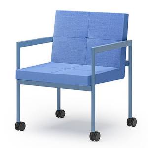 Loungesessel blau Sessel Lounge Rosconi Objektmöbel - Dacor Sessel
mit Rollen