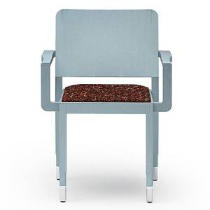 Besucherstuhl blau Besucherstühle Holz Restaurant Stuhl Rosconi Konstantin Chair 255