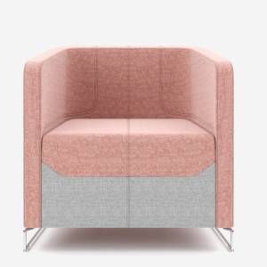 Lounge Sessel rosa Büro Loungemöbel, Nowy Styl, Granite