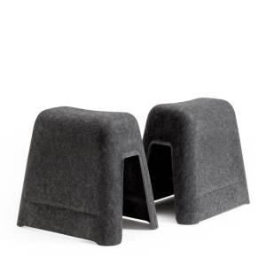 Hocker WINI WINEA FLEX UP aus Filz mit kompakter Bauform für flexible Sitznutzung