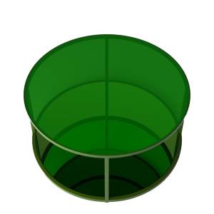 Designer Beistelltisch rund Beistelltische grün Couchtisch Offecct Vertigo