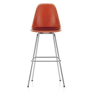 Barstuhl rot Barhocker Vitra Eames Fiberglass Stool