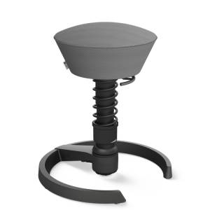 Ergonomischer Bürostuhl grau Schreibtischstuhl ergonomisch Büro Hocker aeris Schreibtischhocker swopper AIR
