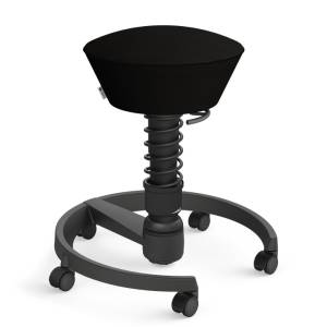 Bürohocker Aeris Swopper AIR mit beweglicher 3D-Technologie für aktives Sitzen