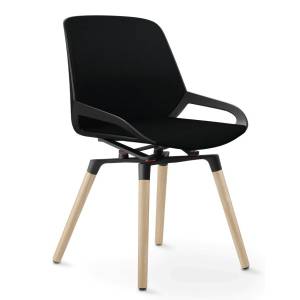 Besucherstuhl schwarz Besucherstühle Büro Konferenzstuhl Konferenzstühle Aeris numo comfort