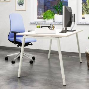 Trendiger A-Fuß Tisch Holz Schreibtisch Büro Schreibtische Home Office Arbeitstisch Mauser arcos.a