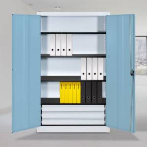Flügeltürenschränke Archivschrank Türschrank Archivschränke Türschränke Universalbüroschrank Büromöbel Mauser Büro und Objektmöbel entero & entero high Flügeltürenschrank