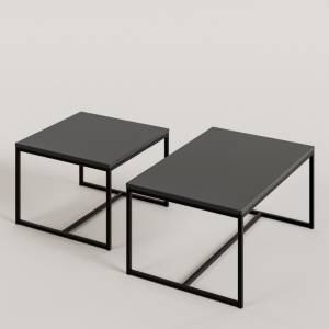 Designer Beistelltisch anthrazit Palmberg P5 FLEX BEISTELLTISCHE