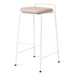 Barstuhl beige weiss Skandiform Soft Top Barhocker
