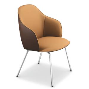 Besucherstuhl gelb Besucherstühle vollgepolstert Stuhl Cafeteria Stühle Sedus se:cafe soft chair
