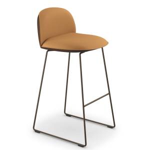 Barhocker gelb Barstuhl Kuffengestell Barstühle Sedus se:cafe soft stool
