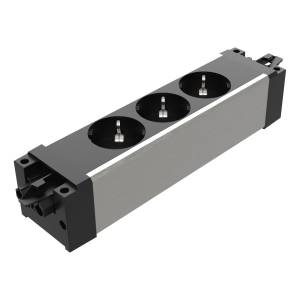 Steckdosenleiste Elektro-Steckdosen Dataflex Power Powerbar 3x Schuko - 303