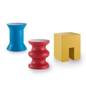 Hocker farbig Beistelltische Sitzmöbel Caimi Stilemi