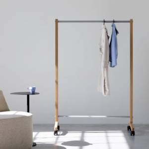 Kleiderständer Holz Garderobe Cascando, Round20 Single