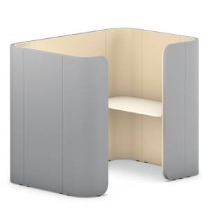 Arbeitsnische Sedus se:hive desk für konzentriertes Arbeiten mit visueller Abschirmung