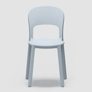 Besucherstuhl blau Besucherstühle Kunststoff Cafeteria Stuhl Bene Noovo Outdoor
