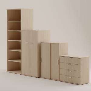 Büroschränke Holz Schrank Büro Stauraumsystem Büromöbel Klain Simplus