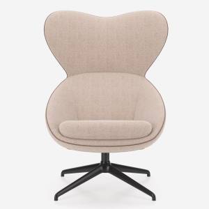 Loungesessel beige Sessel Lounge Drehsessel Nowy Styl Scadio