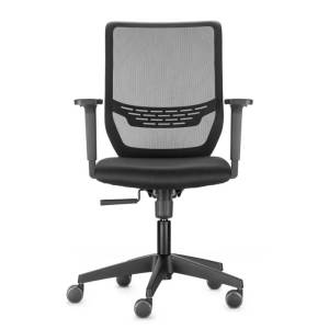 Büro Drehsuhl schwarz Drehstühle Netzgewebe Bürostuhl mit Armlehnen Trendoffice to-sync one