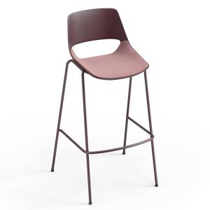 Barstuhl bordeaux Barhocker Barstühle Brunner Scoop