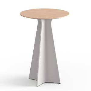 Bistrotisch rund Cafeteria Tisch hoch Stehtisch Stehtische Brunner wave light