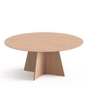 Konferenztisch rund Konferenztische Holz Cafeteria Tisch Brunner wave