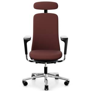Hag Bürostuhl ergonomisch Bürodrehstuhl cognac Büro Drehstuhl Flokk HÅG SoFi
mit Kopfstütze