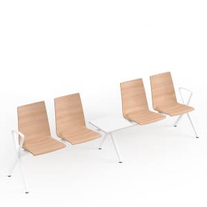 Traversenbank Holz Traversenbänke Wartebereich Brunner wait