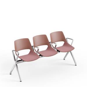 Traversenbank rosa Traversenbänke Wartebereich Brunner wait