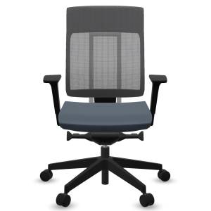 Bürostuhl Netzgewebe Bürodrehstuhl Dusty Blue Büro Drehstuhl profim Xenon Net - Drehsessel
