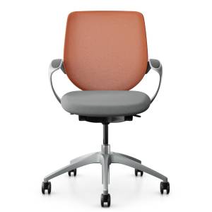 Bürostuhl Terracotta Büro Drehstuhl mit Netzgewebe Drehstühle Flokk Giroflex 313