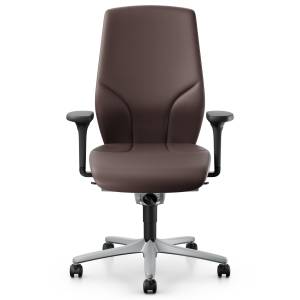 Bürostuhl dark brown Büro Drehstühle 24h-Drehstuhl Flokk giroflex 64 24/7