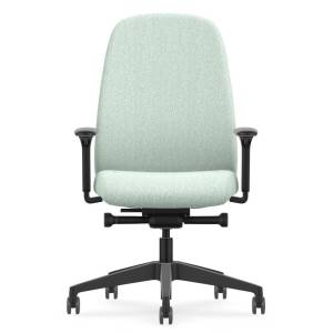 Büro Drehstuhl mit Armlehnen Bürostuhl Stoff türkis Bürodrehstuhl kaufen Drehstühle Interstuhl HEJis3
